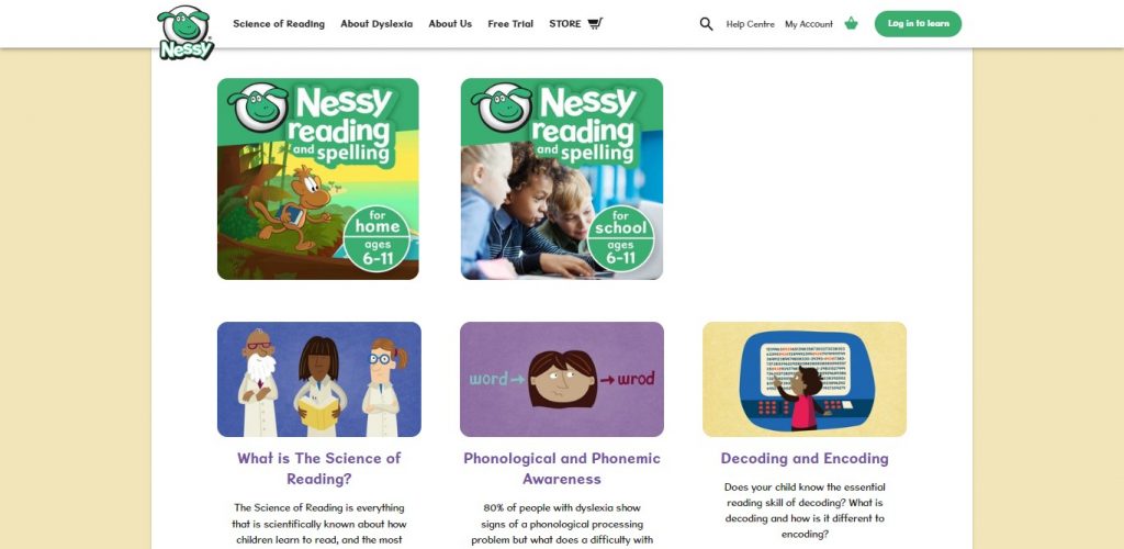 兒童英文學習-Nessy-提供英文寫作、閱讀、拼字、打字學習的教學網站