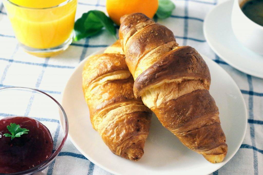 아침밥 영어, 영어 단어, croissant 