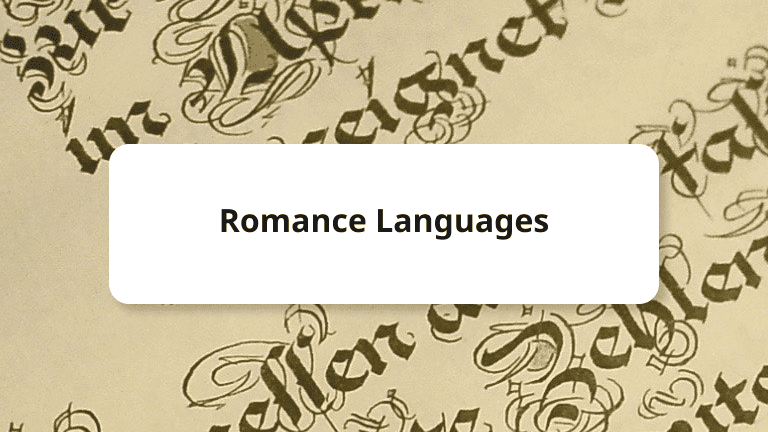 romance languages