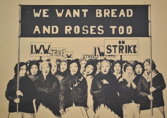 女性勞工意識抬頭：麵包加玫瑰 We want bread and roses too