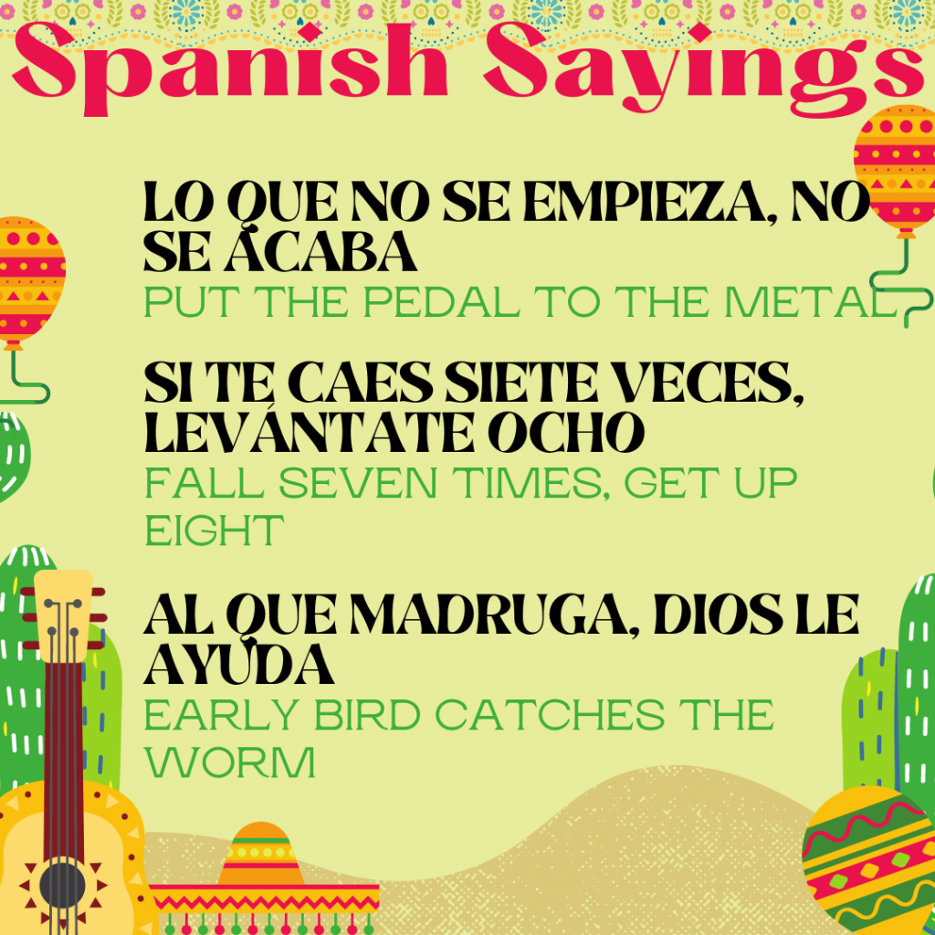 spanish sayings
